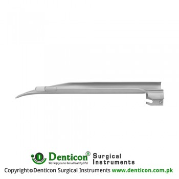 Apollo™ Standard Miller Laryngoscope Blade Fig. 0 - For Babies Stainless Steel, Working Length 55 mm